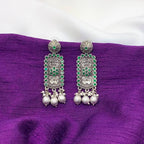 Traditional Fuschia Drop Studs