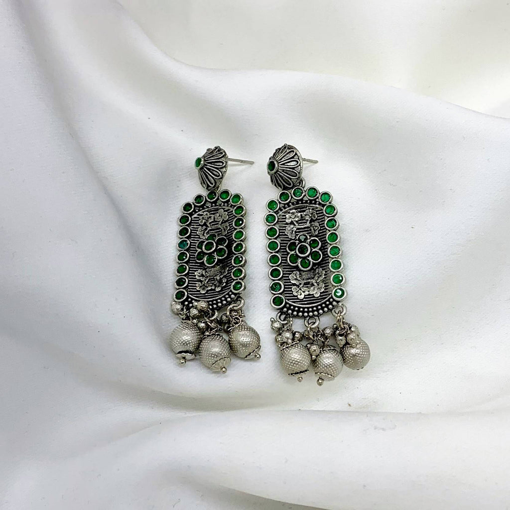 Traditional Fuschia Drop Studs