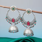 Mesmerizing Dual tone Big Jhumkas