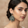 Multicolor peacock Motif Earrings