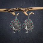 Multicolor peacock Motif Earrings