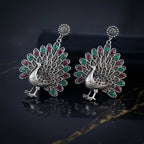 Multicolor peacock Motif Earrings