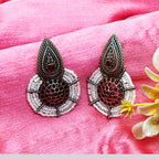 Exquisite Spiderweb Contemporary Studs
