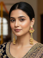 Signature Kashmiri Pink Earrings