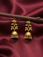 Fish Hook Jhumki Earrings
