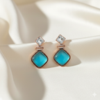 Chic N Stylish Aqua Small Earrings