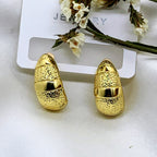 Half Hoop Gold Earrings