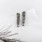 Bird Motiff Alloy Drop Earring