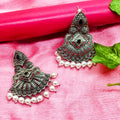 Retro Antique Pearl Beads Danglers