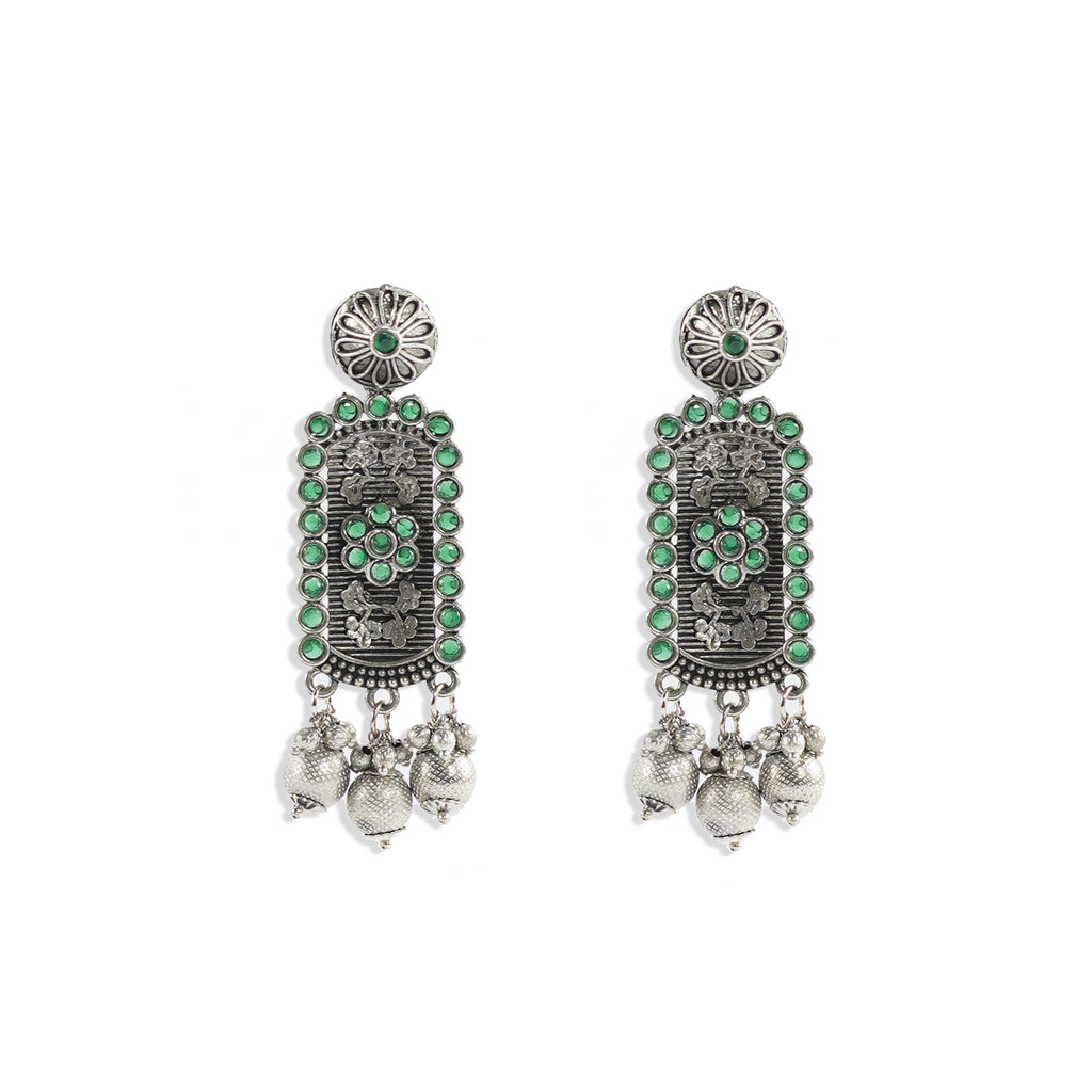 Traditional Fuschia Drop Studs