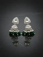 The Regal Bloom Kundan Jhumka