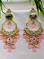 Pink Grace Kundan Earrings