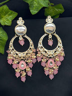 Pink Grace Kundan Earrings