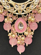 Pink Grace Kundan Earrings
