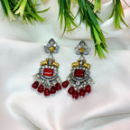 Color Burst Danglers Earrings