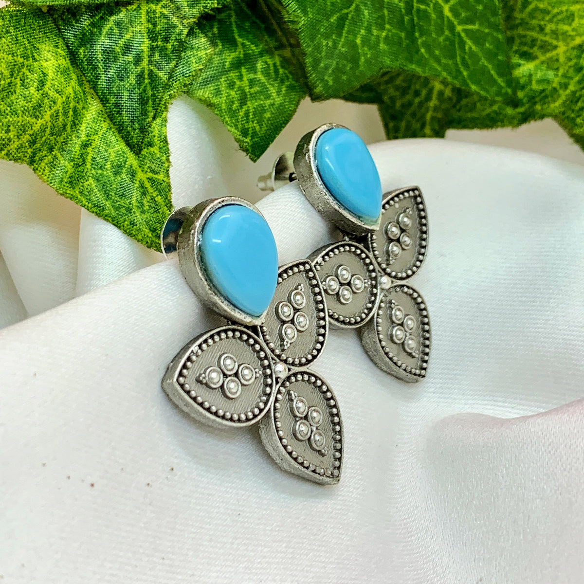 Blue Mirage Danglers