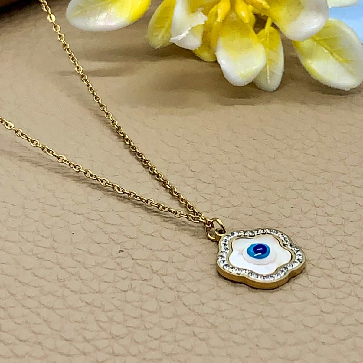 Evil Eye Gleam Chain Pendant