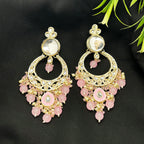 Pink Grace Kundan Earrings