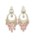 Pink Grace Kundan Earrings