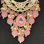 Pink Grace Kundan Earrings