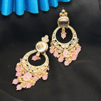 Pink Grace Kundan Earrings