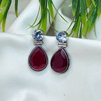 Ruby Dangler Earrings