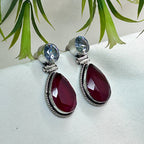 Ruby Dangler Earrings