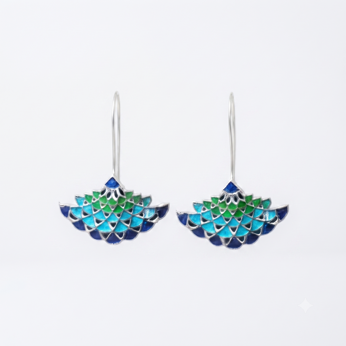 Cute Enamelled Multicolor Earrings