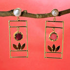 Golden Shadow Dangler Earrings