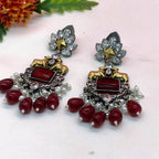Color Burst Danglers Earrings