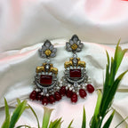 Color Burst Danglers Earrings
