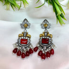 Color Burst Danglers Earrings