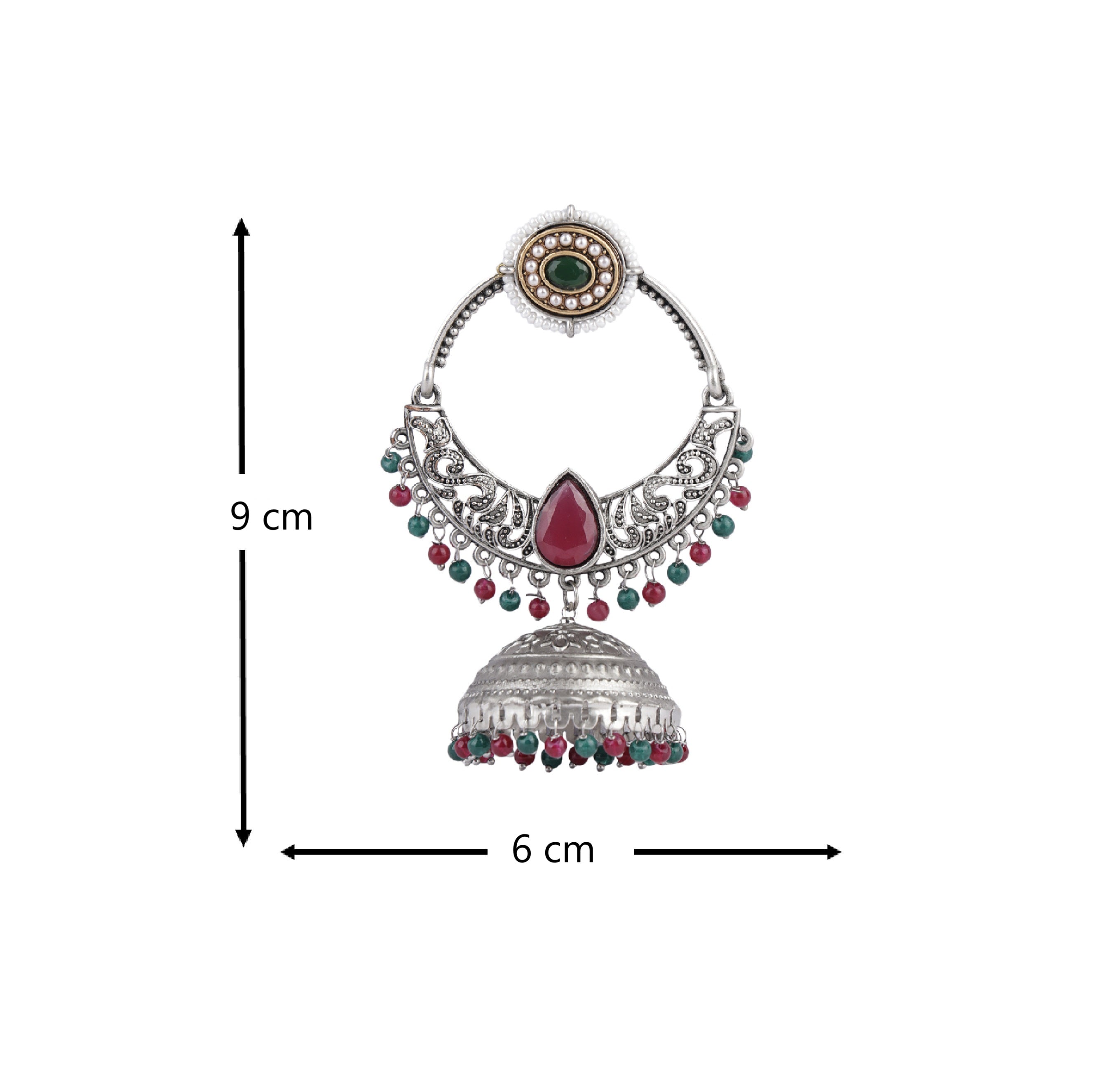 Mesmerizing Dual tone Big Jhumkas