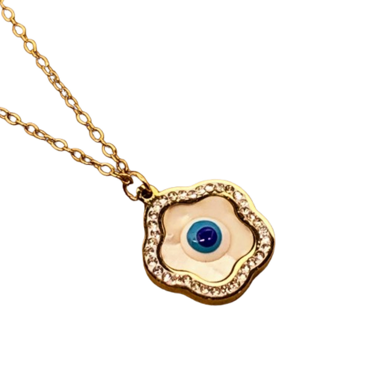 Evil Eye Gleam Chain Pendant